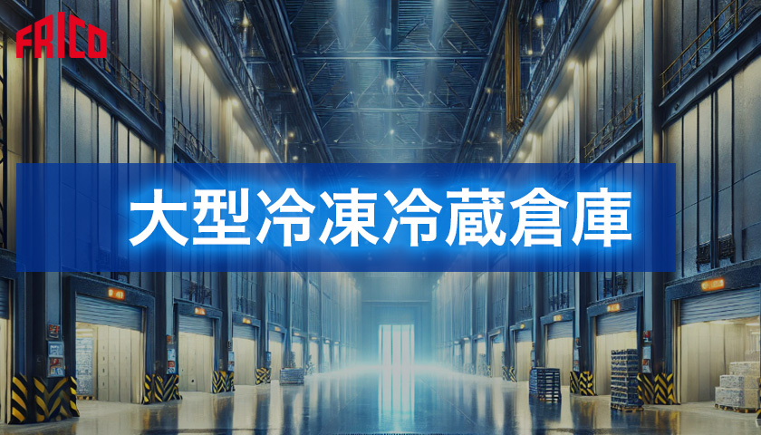 大型冷凍冷蔵倉庫 FRICO フリコ エアカーテン